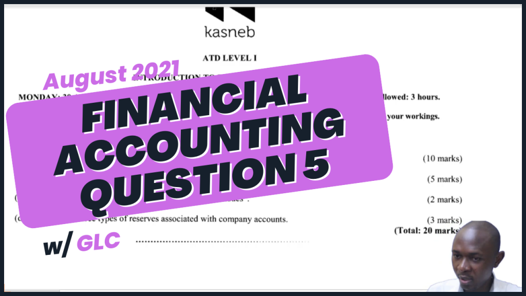 ATD INTRODUCTION TO FINANCIAL ACCOUNTING AUGUST 2021 Q5