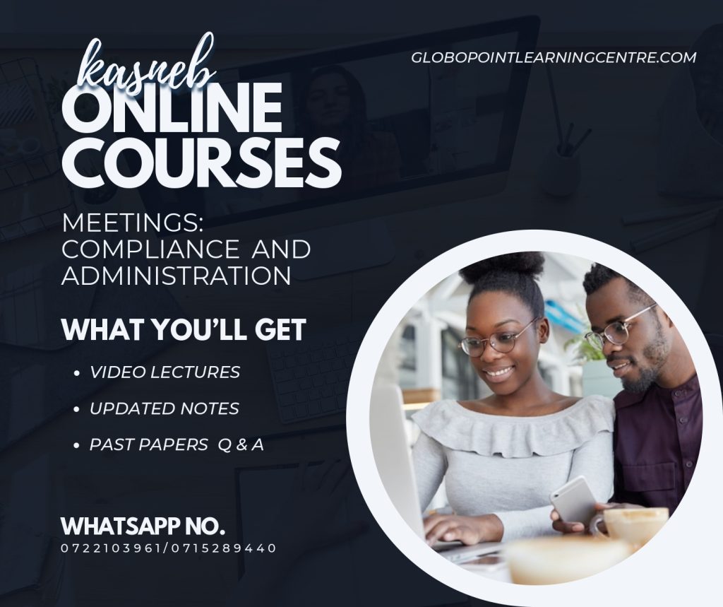 Meetings: Compliance and Administration