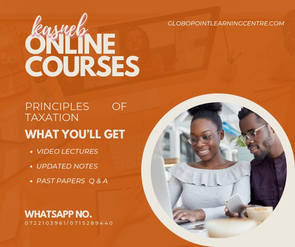 Principles of Taxation